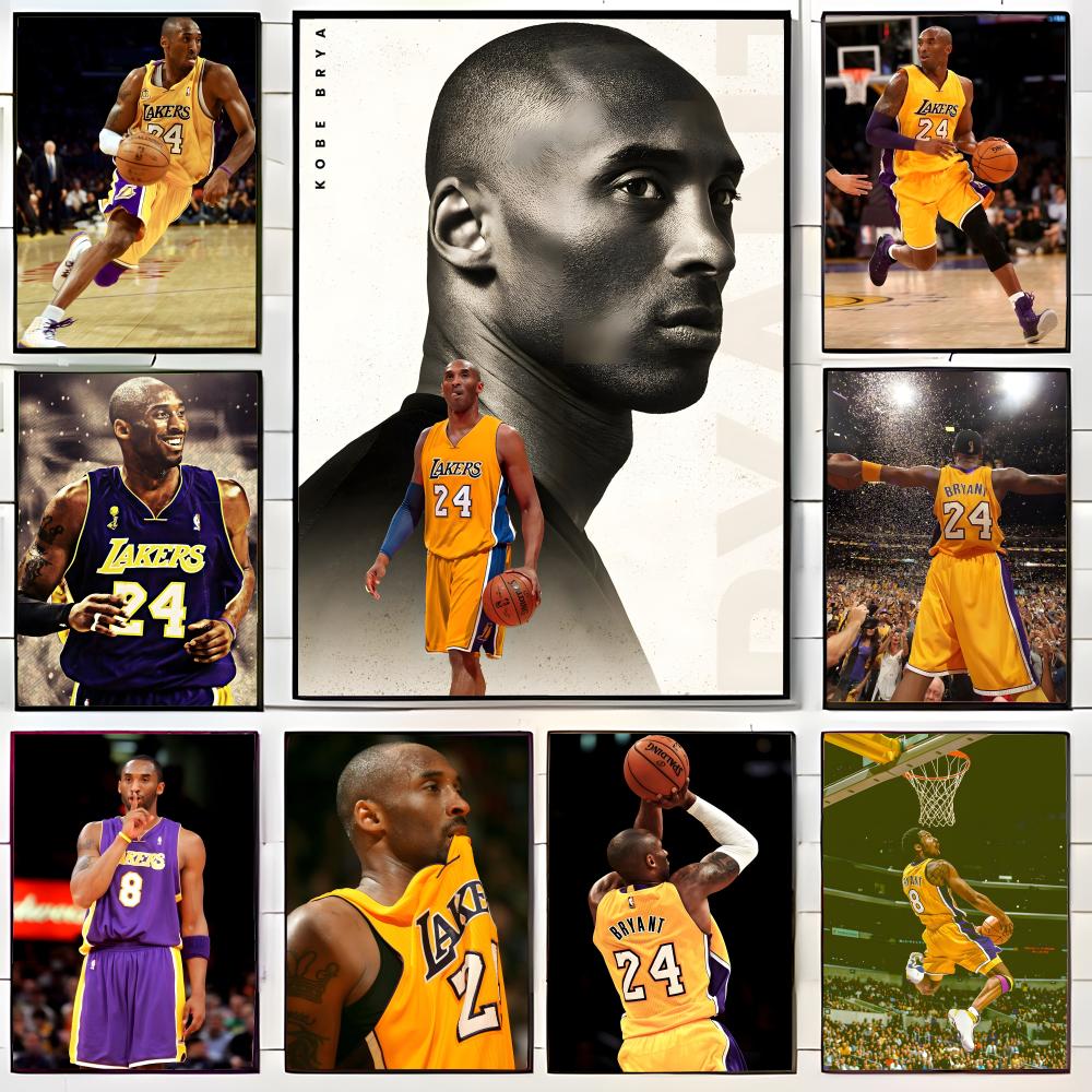Home Decor Design - Basketball Legend Kobe Bryant Poster Wall