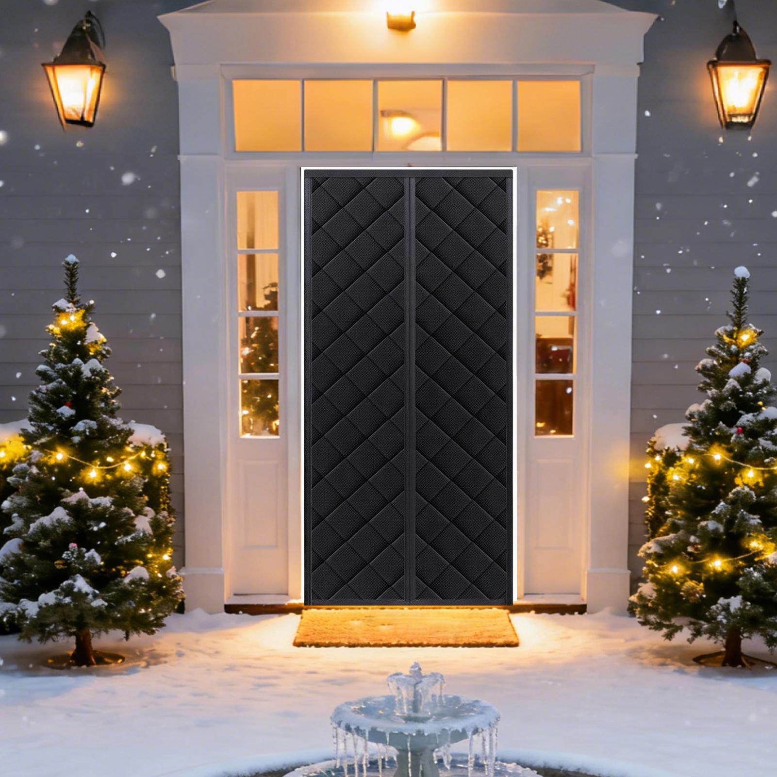 Thermal Door Curtains Windproo - Blackout Curtains 评论和价格