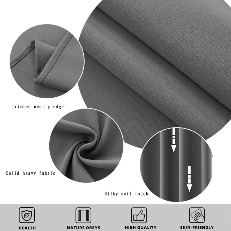 One Pane Light-Blocking Solid  - Blackout Curtains 评论和价格
