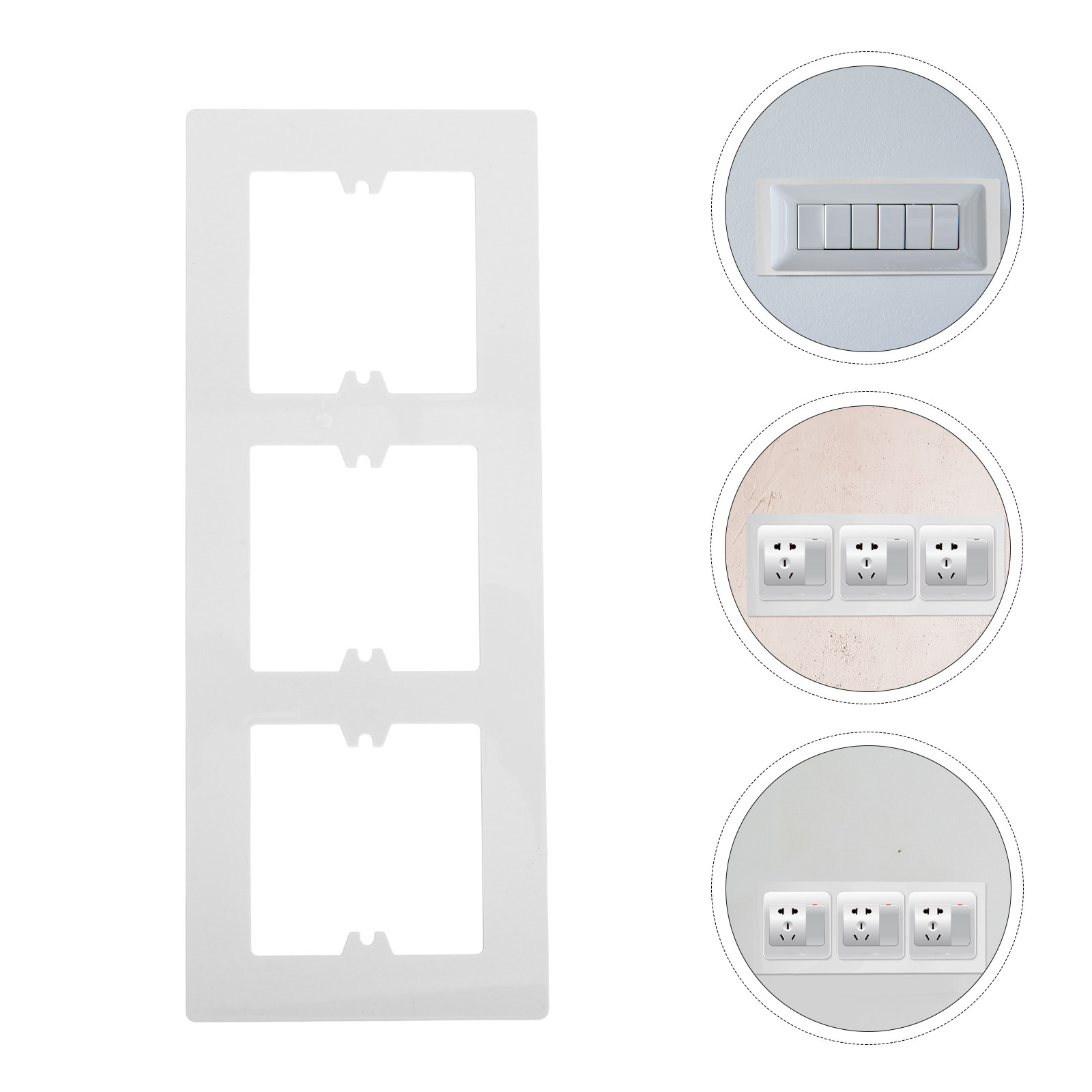 2Pcs 86 Type Switch Socket Wal - Home Decor Outlet 评论和价格