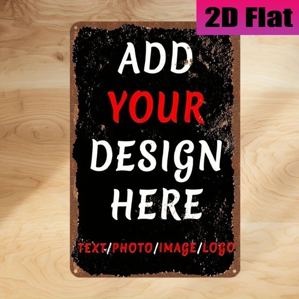 8×12Inch Customizable Vintage  - Home Decor Logo 评论和价格
