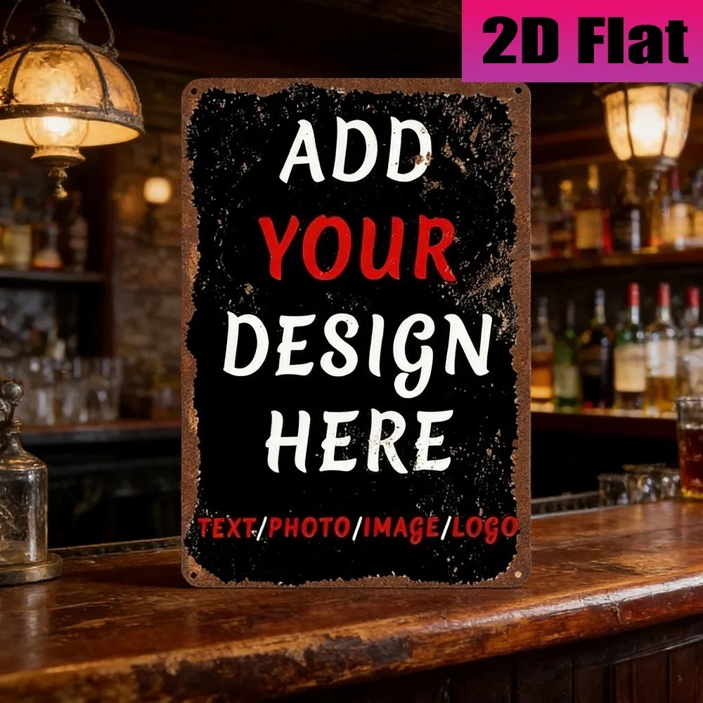8×12Inch Customizable Vintage  - Home Decor Logo 评论和价格