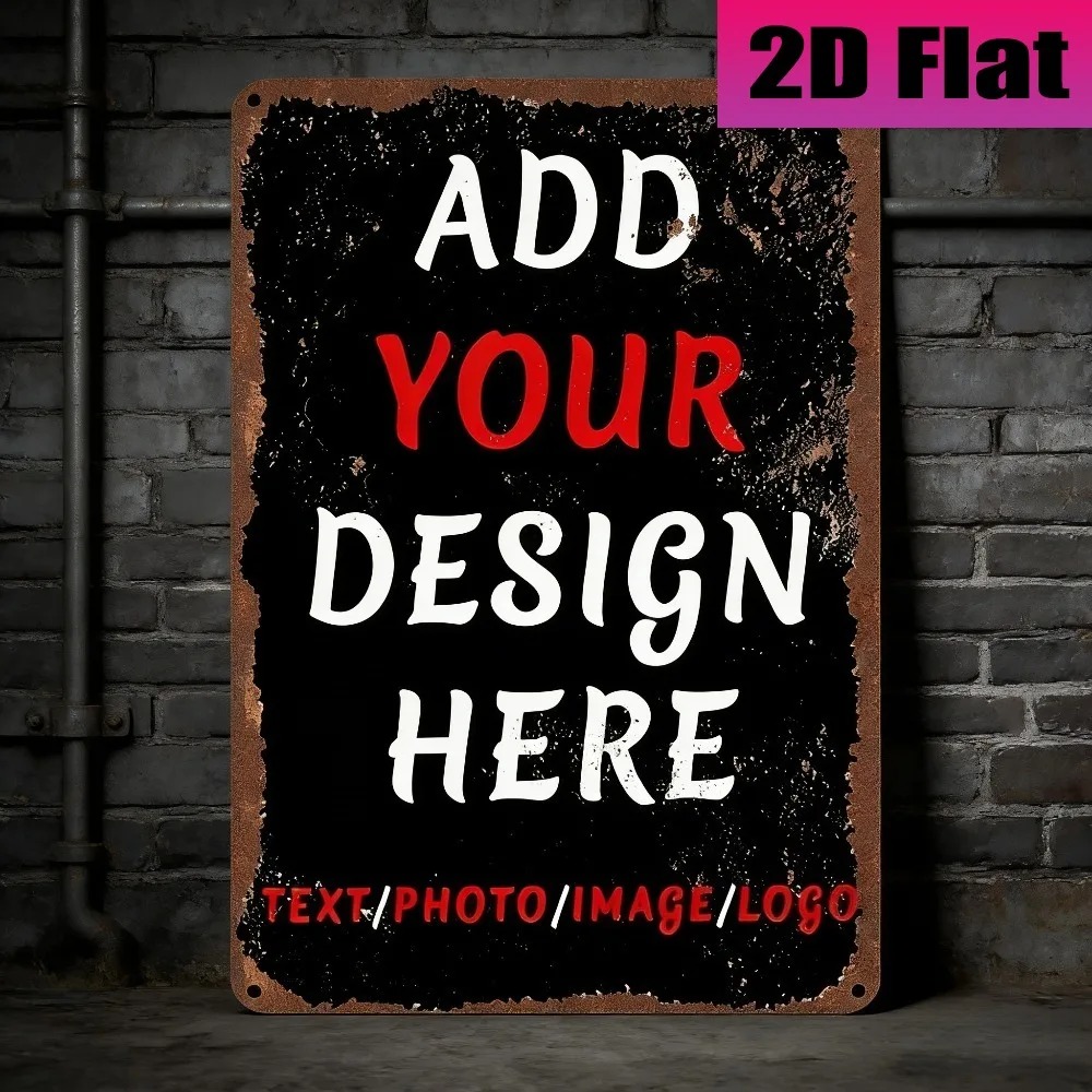 8×12Inch Customizable Vintage  - Home Decor Logo 评论和价格