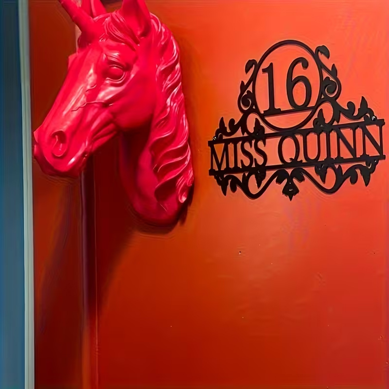 Custom Metal House Number & St - Home Decor Unique 评论和价格