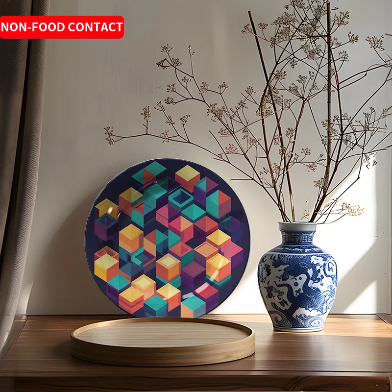 1pc Modern Geometric Ceramic D - Home Decor Design 评论和价格