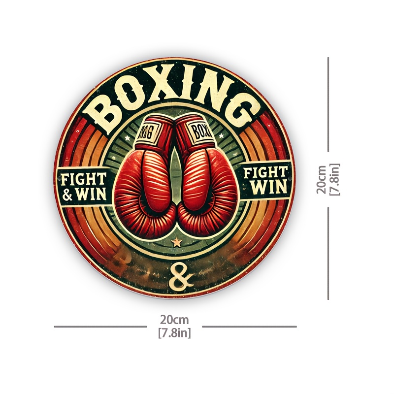 Room Decor 1pc Retro Boxing Gy - Home Decor Logo 评论和价格