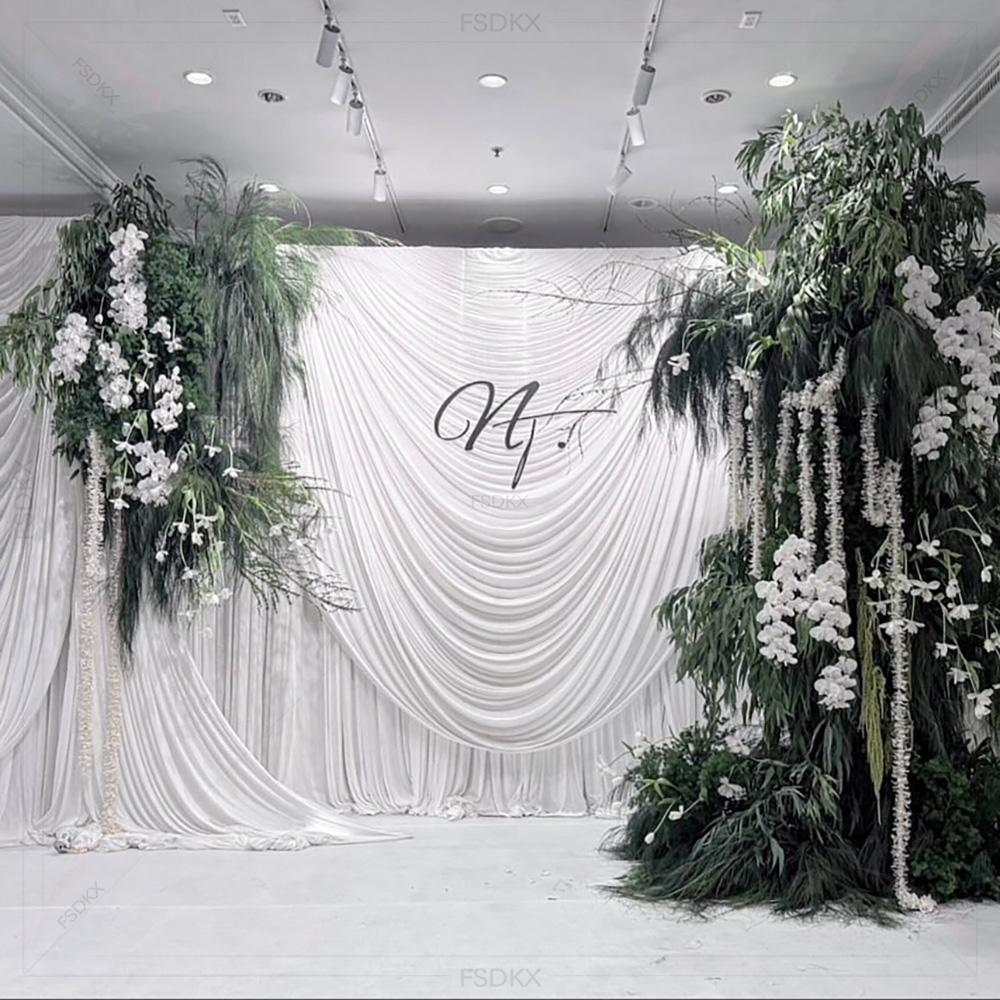 FSDKX Cheap White Ice Silk Clo - Home Decor Curtains 评论和价格