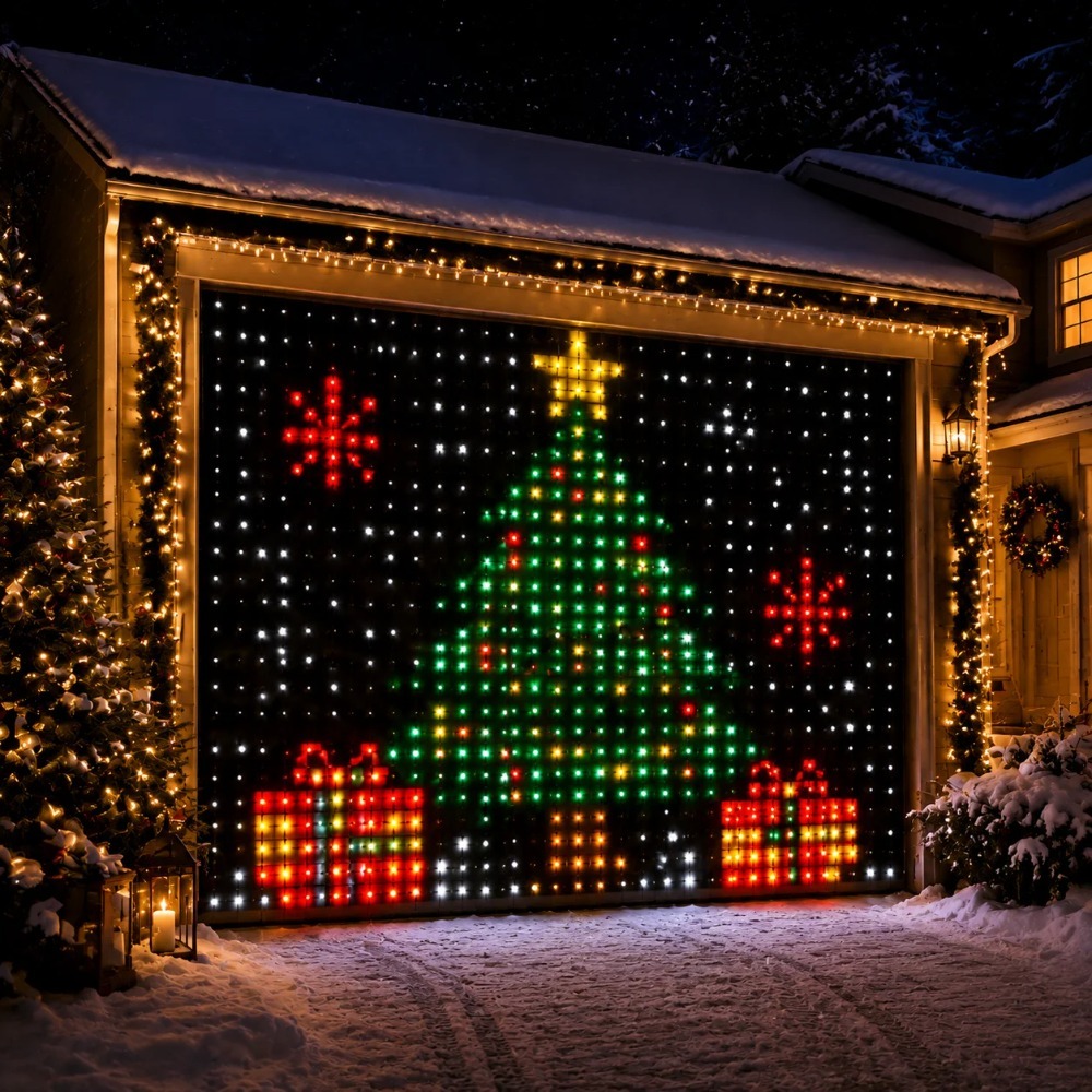 LED Pixel Curtain Lights Bluet - Home Decor Curtains 评论和价格