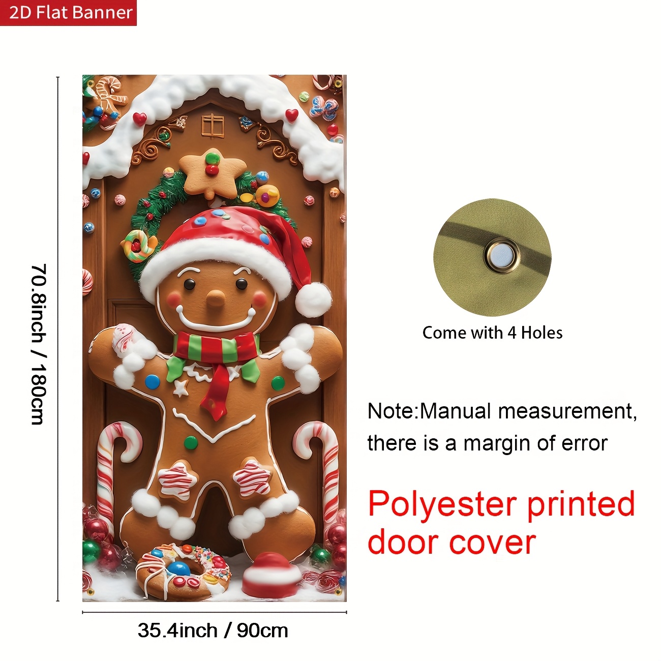 2D door curtain banner, 1 piec - Home Decor Curtains 评论和价格