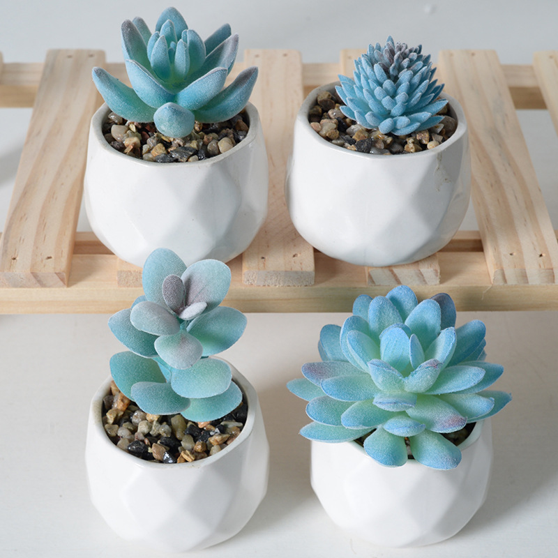 4pc Blue Flocking Simulation S - Home Decor Simulator 评论和价格
