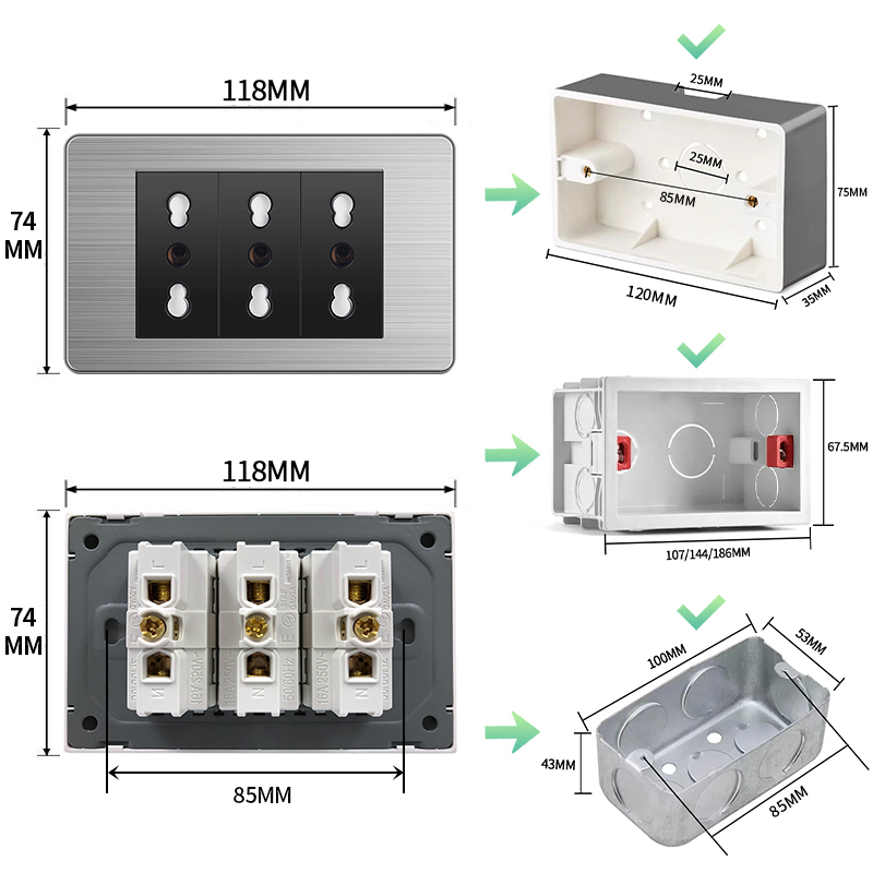 ELEGAN Black Stainless Panel I - Home Decor Outlet 评论和价格