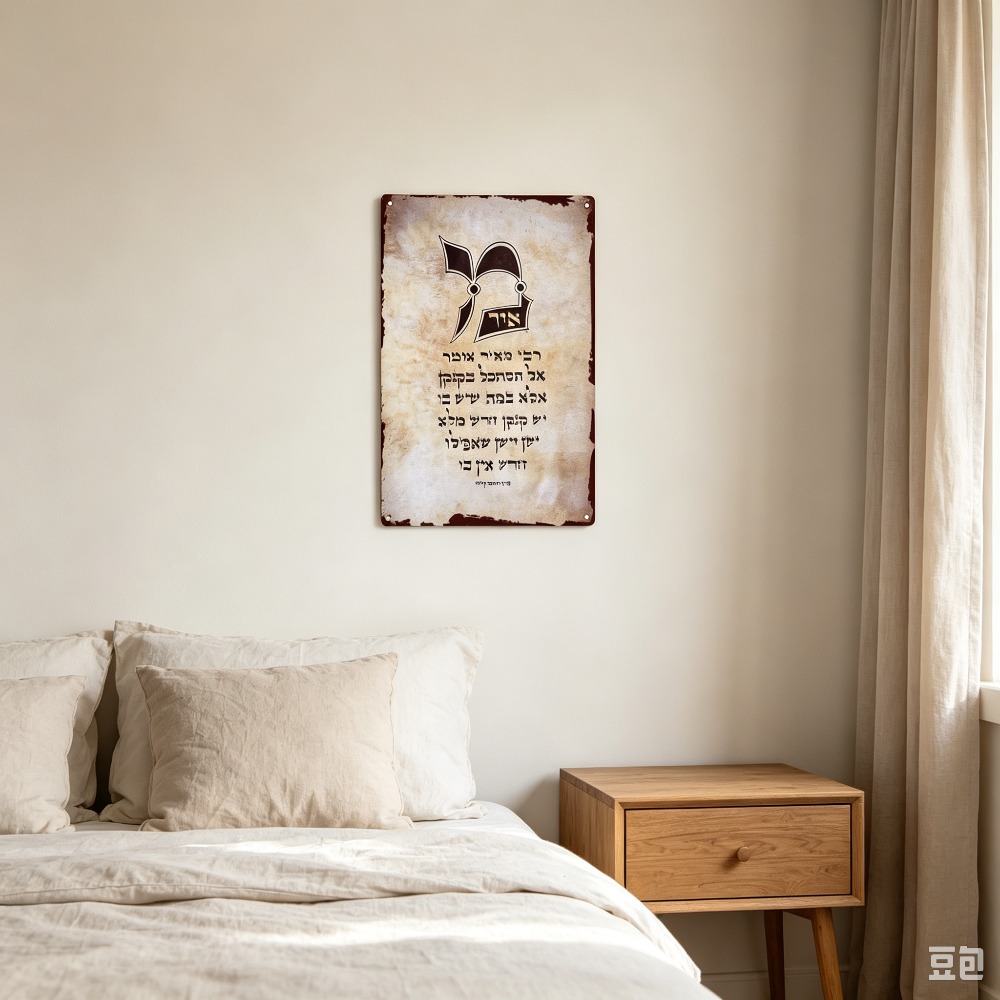 CIFBUY Vintage Hebrew Torah Sc - Home Decor Wall Art 评论和价格
