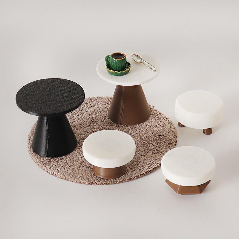 4Pcs Dollhouse Simulation Tabl - Home Decor Simulator 评论和价格
