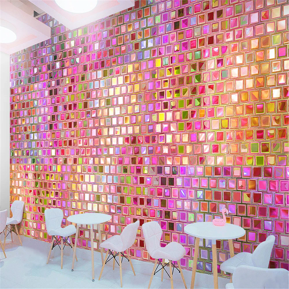Custom Colored mosaic wallpape - Home Decor Online Shopping 评论和价格