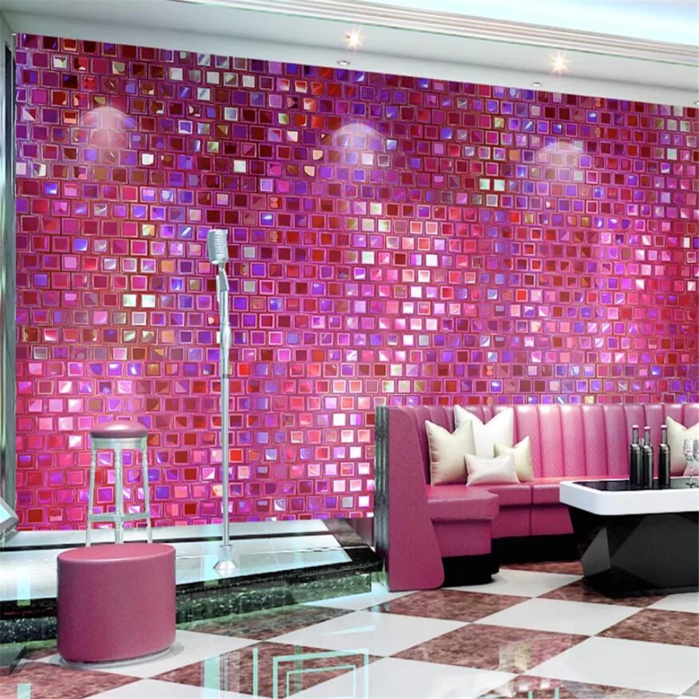 Custom Colored mosaic wallpape - Home Decor Online Shopping 评论和价格