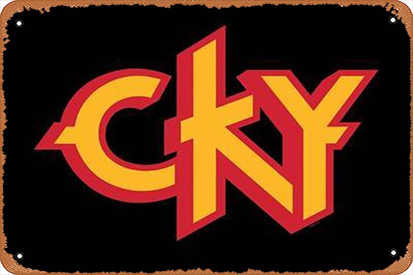 Metal Tin Sign  - CKY Logo - P - Home Decor Logo 评论和价格