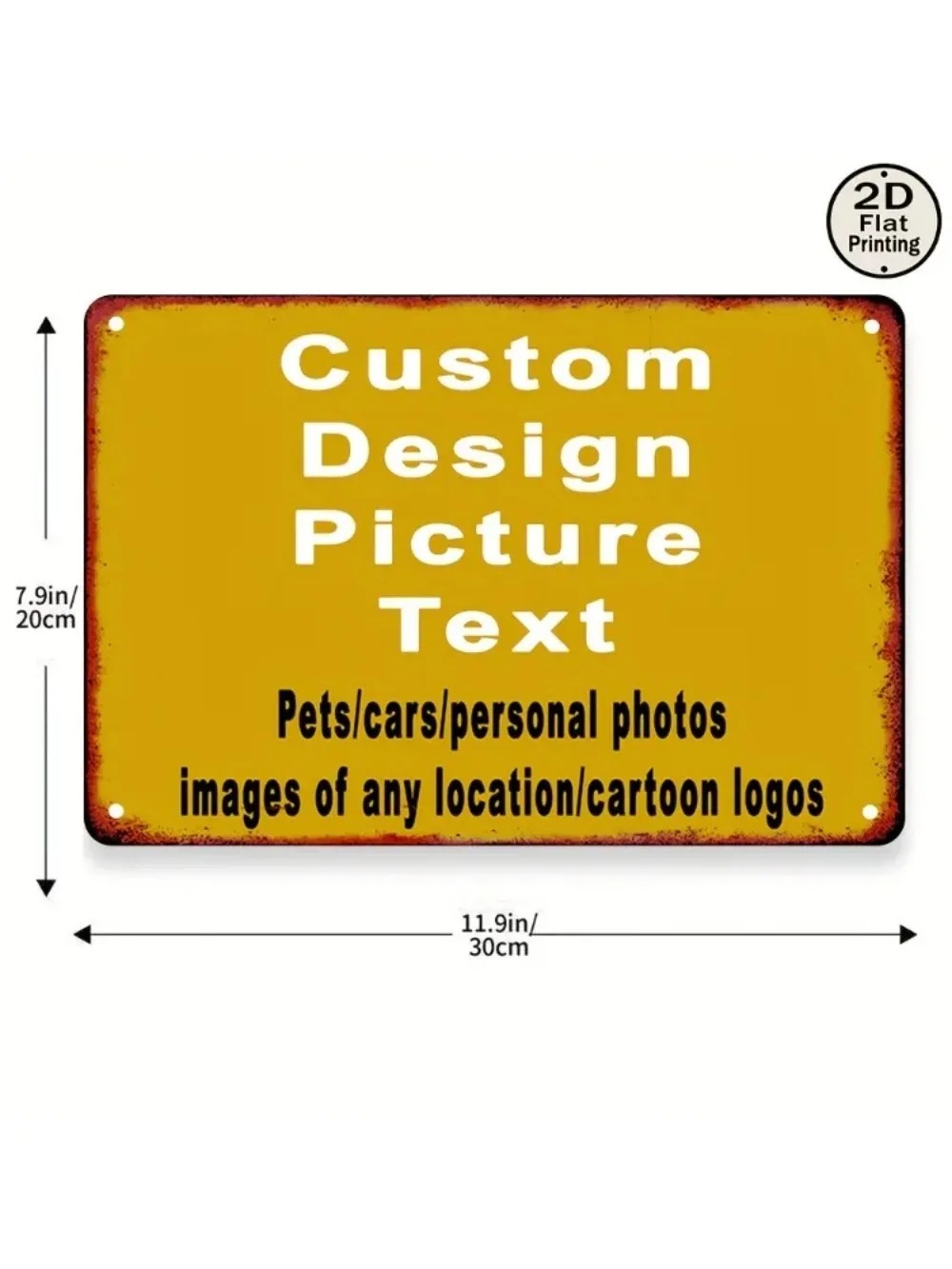 [2D Flat] 1pc Custom Vintage M - Home Decor Logo 评论和价格