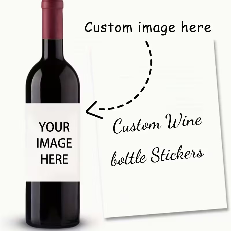 Customized Wine Bottle Label S - Home Decor Logo 评论和价格