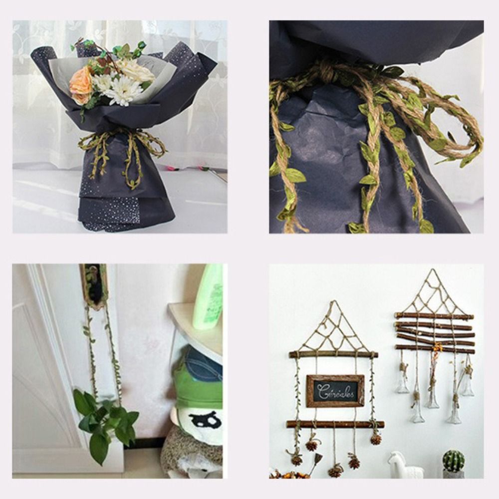 Vintage Vine Style Burlap Leaf - Home Decor Design 评论和价格
