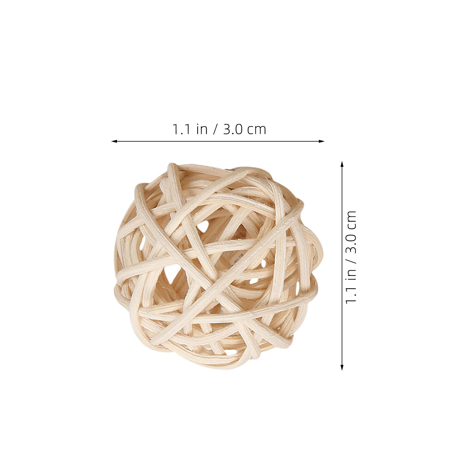 35Pcs Natural Rattan Balls Aro - Home Decor Rattan 评论和价格