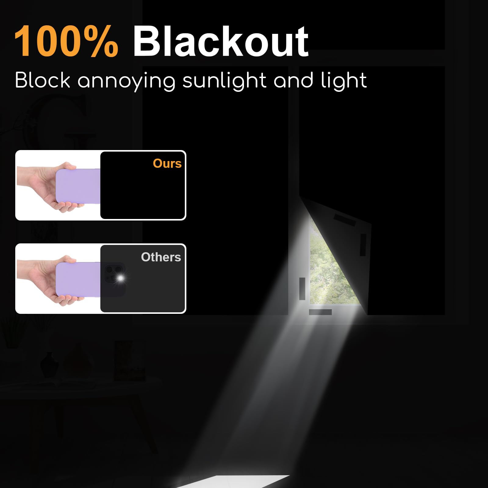 Blackout Blinds Stick On Tempo - Blackout Curtains 评论和价格
