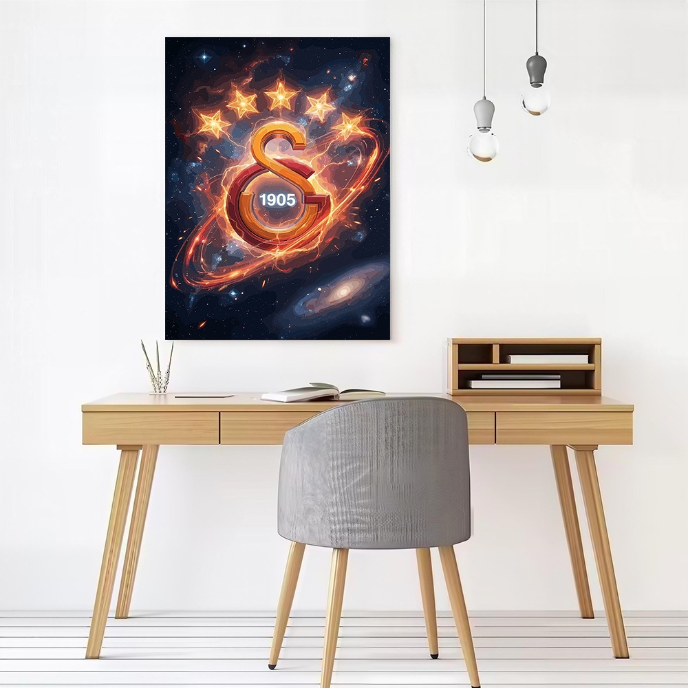 Galatasaray Logo in Cosmic Neb - Home Decor Logo 评论和价格