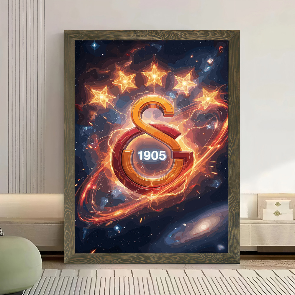 Galatasaray Logo in Cosmic Neb - Home Decor Logo 评论和价格