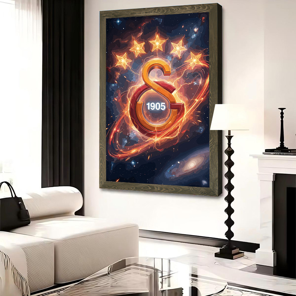 Galatasaray Logo in Cosmic Neb - Home Decor Logo 评论和价格