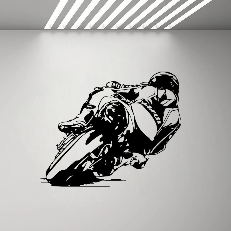 Motorcycle Wall Decor Bike Lov - Home Decor Vinyl Flooring 评论和价格