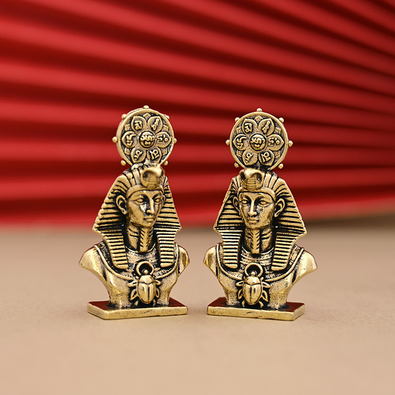 Solid Brass Vintage Mummy Anci - Home Decor Egypt 评论和价格