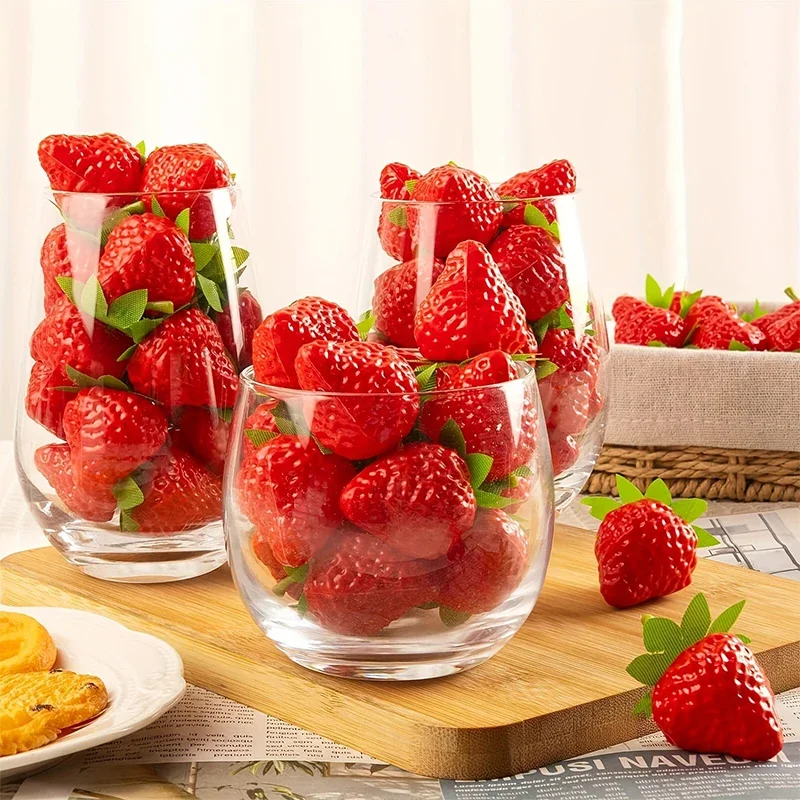 10/20pcs Simulation strawberry - Home Decor Scrap 评论和价格