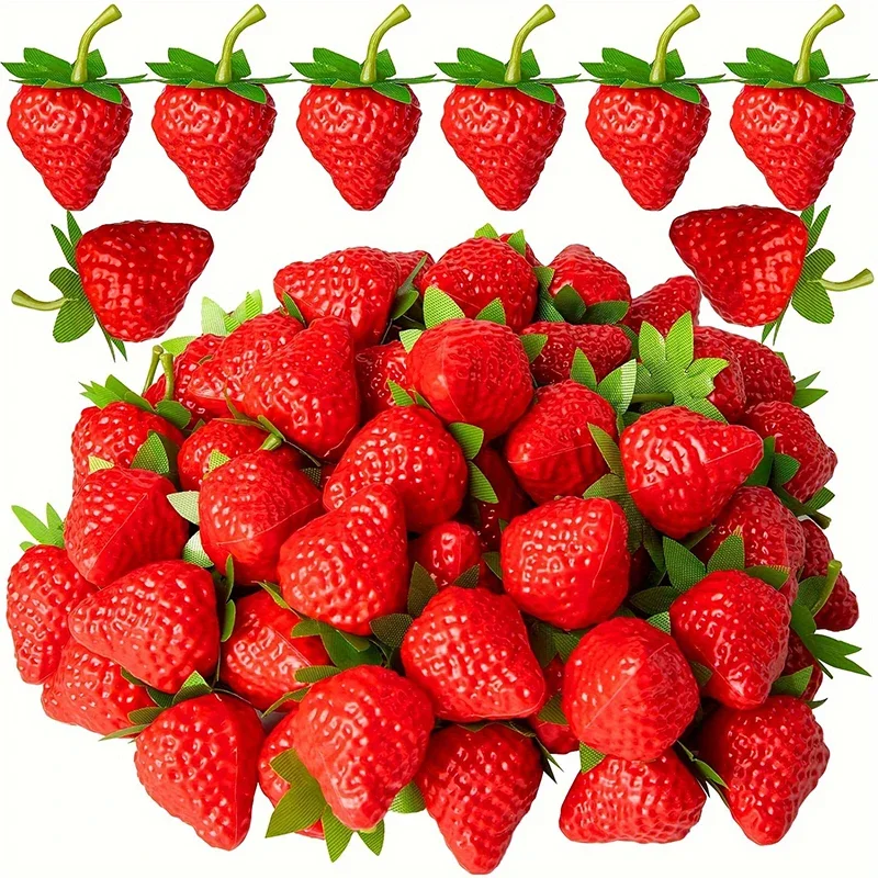 10/20pcs Simulation strawberry - Home Decor Scrap 评论和价格