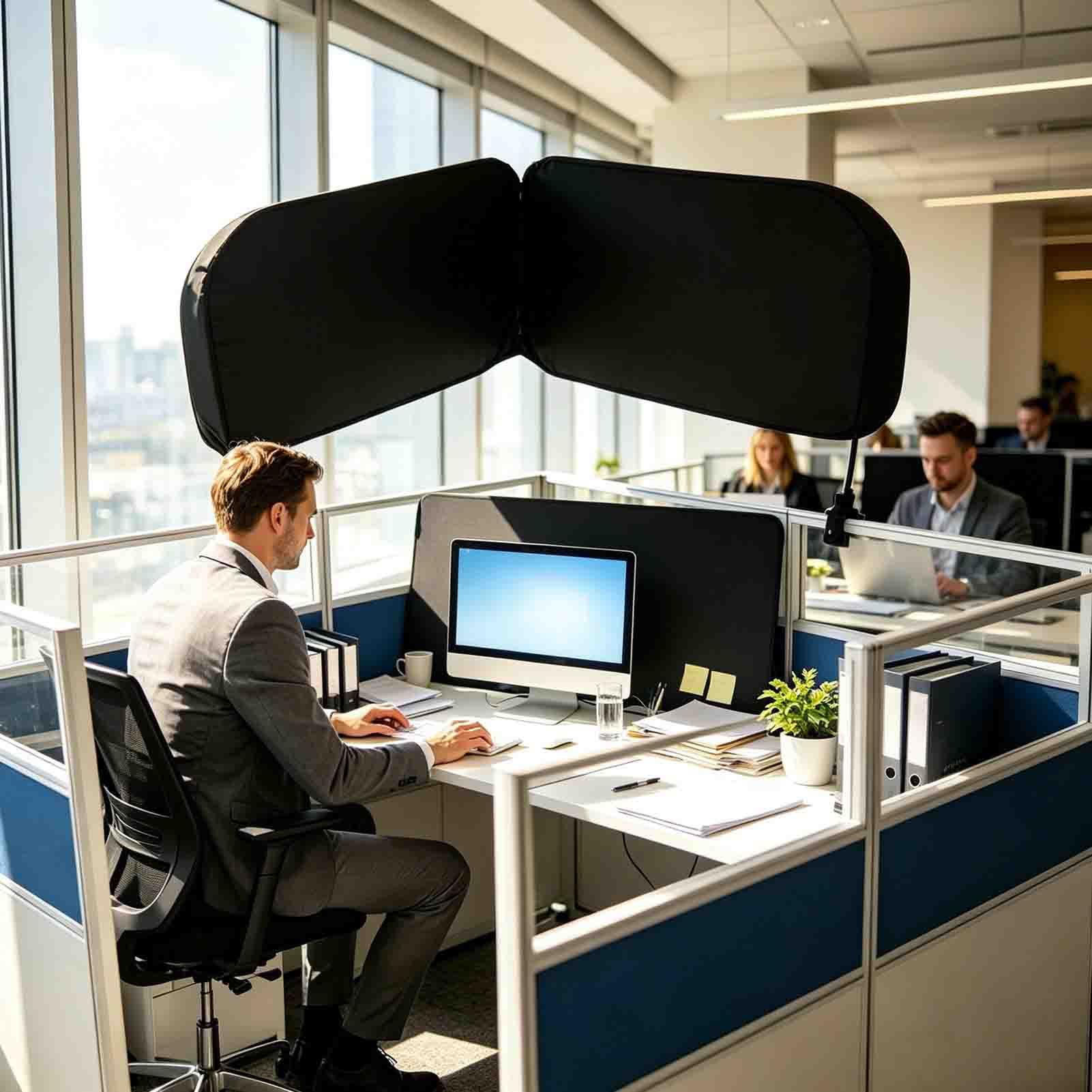 Office Desk Light Blocker Over - Blackout Curtains 评论和价格