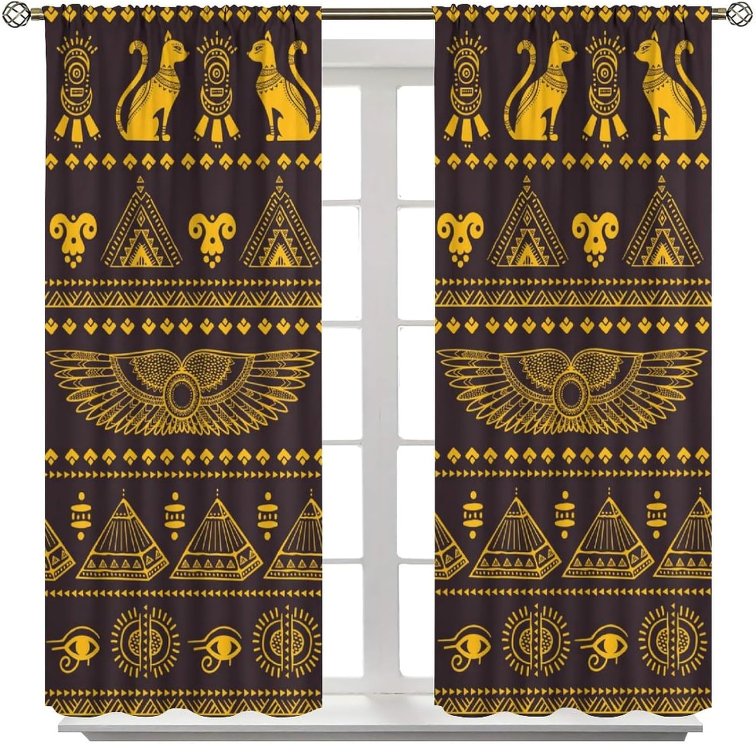 Mystic Ancient Egyptian Curtai - Home Decor Egypt 评论和价格