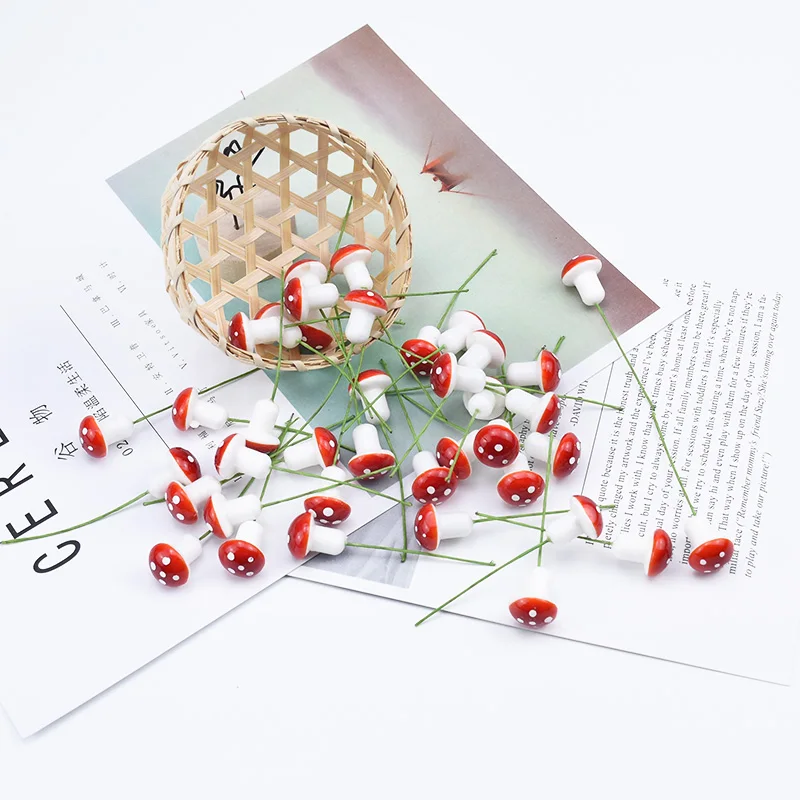 10/30/50 Pieces PE Mushroom Ar - Home Decor Scrap 评论和价格