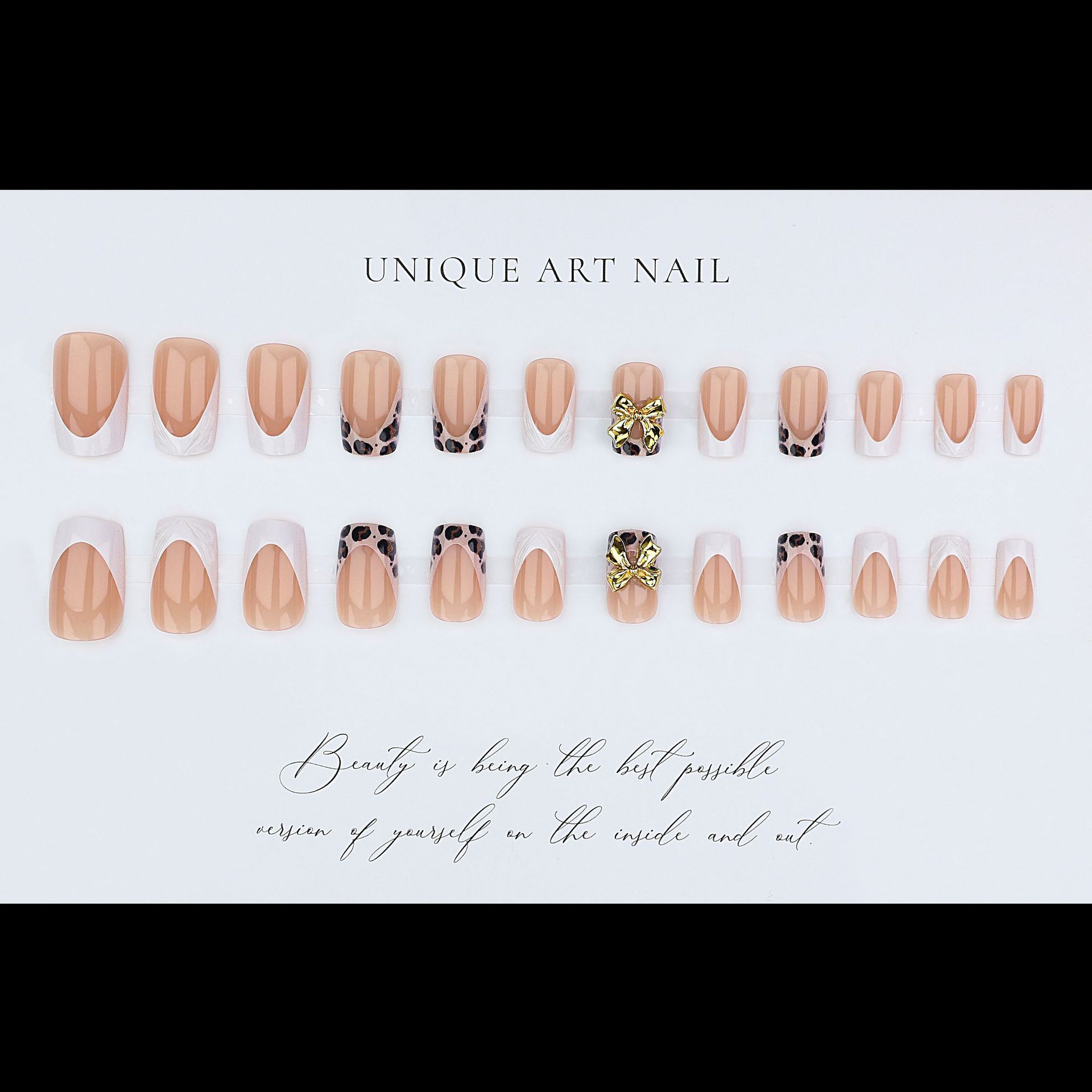 Short square fake nails for wo - Pressed Flower Frame 评论和价格