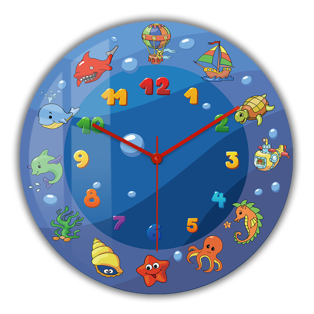 Cartoon Sea Animals Blue Wall  - Home Decor Under 300 评论和价格