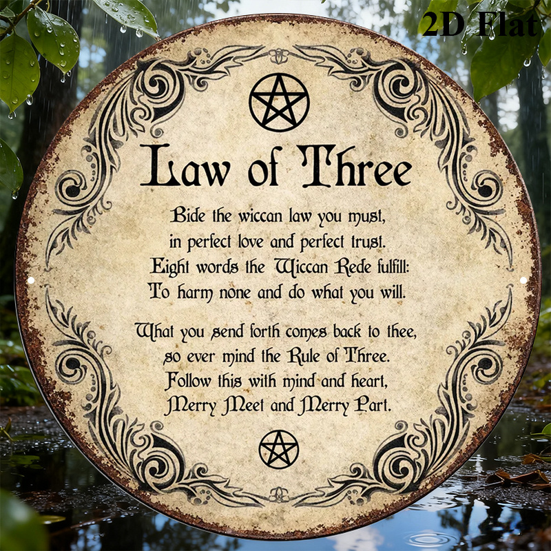 CIFBUY Vintage Wicca Triple Go - Home Decor Wall Art 评论和价格