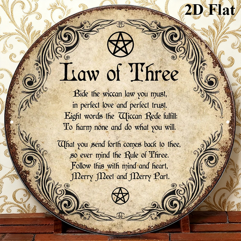 CIFBUY Vintage Wicca Triple Go - Home Decor Wall Art 评论和价格