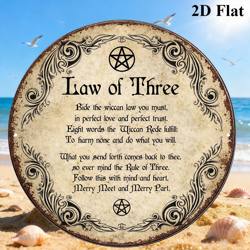 CIFBUY Vintage Wicca Triple Go - Home Decor Wall Art 评论和价格