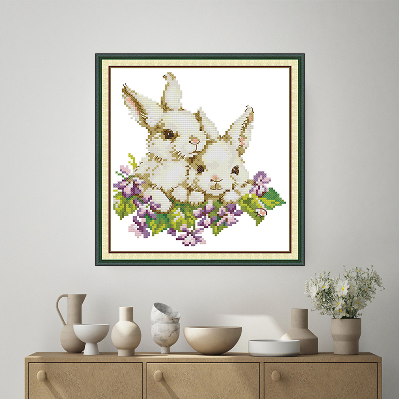 Joy Sunday Bunny Siblings Patt - Home Decor Outlet 评论和价格